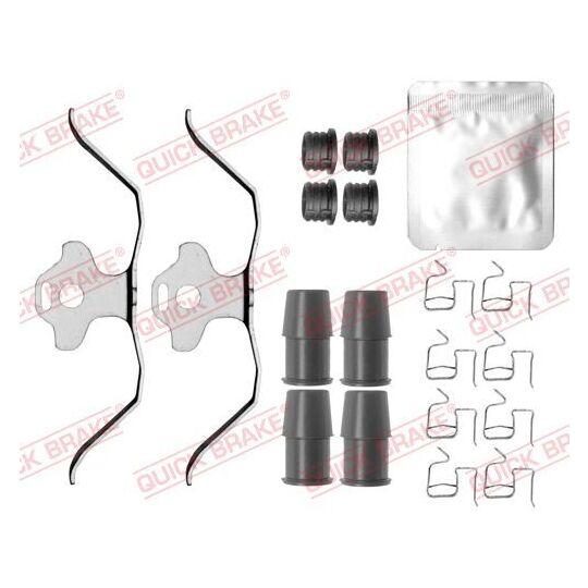 Quick Brake Accessory Kit, disc brake pad