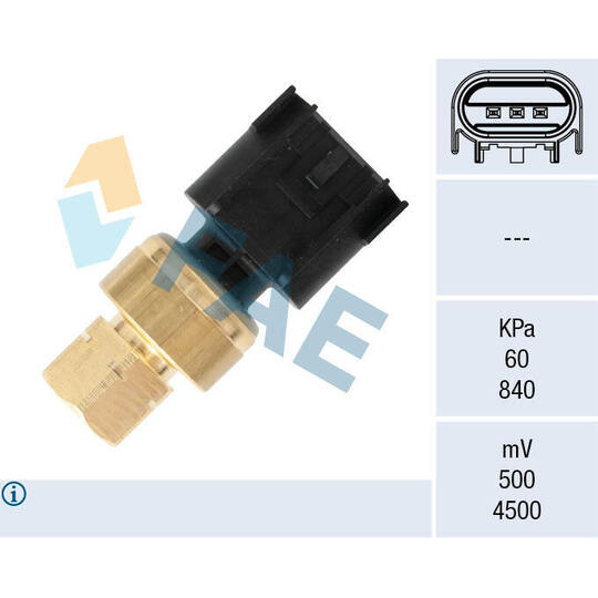 Fae Sensor, fuel pressure to suit Chevrolet, Opel, Vauxhall
