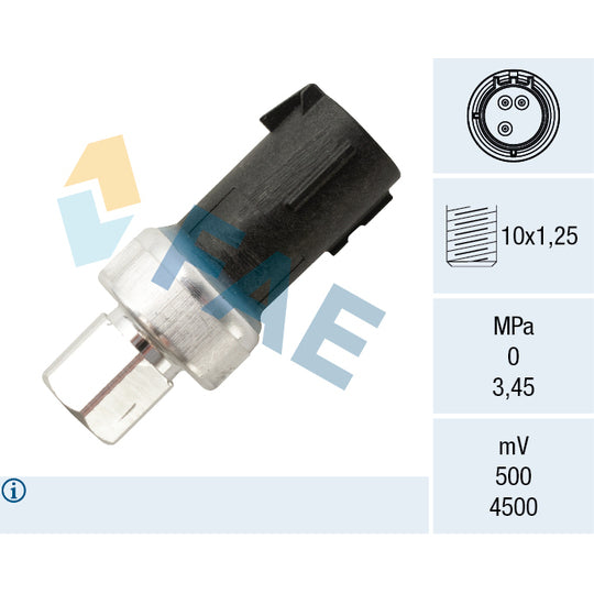 Fae Pressure Switch, air conditioning to suit Ford, Hitachi