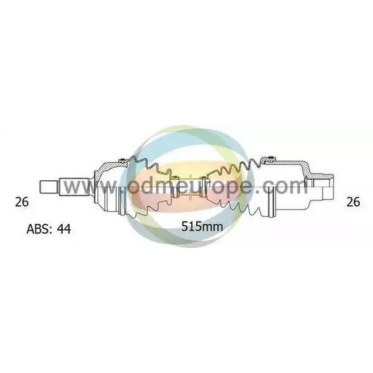 Odm-Multiparts Drive Shaft to suit Ford
