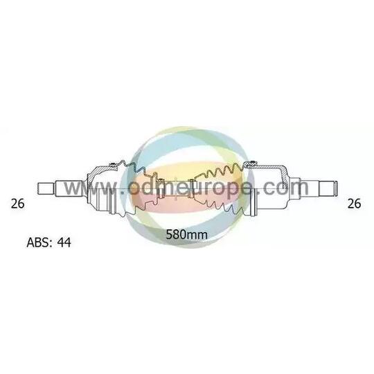 Odm-Multiparts Drive Shaft to suit Ford