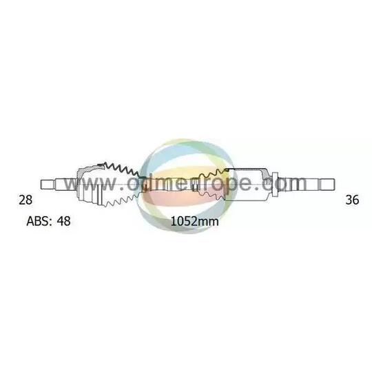 Odm-Multiparts Drive Shaft to suit Ford