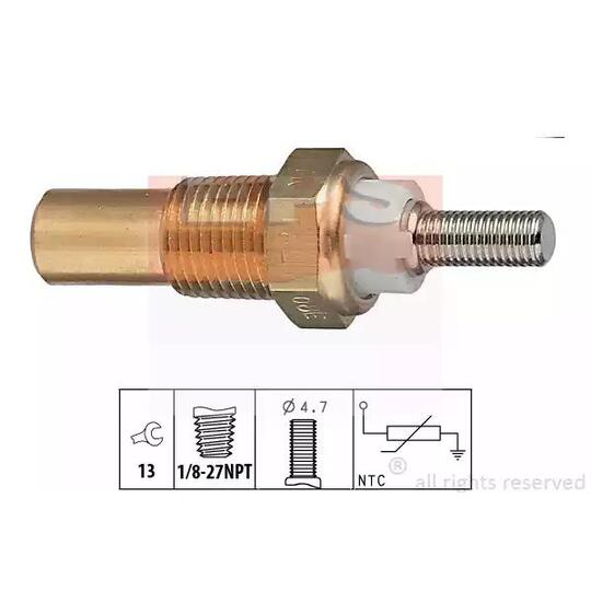 Eps Sensor, coolant temperature to suit Ford