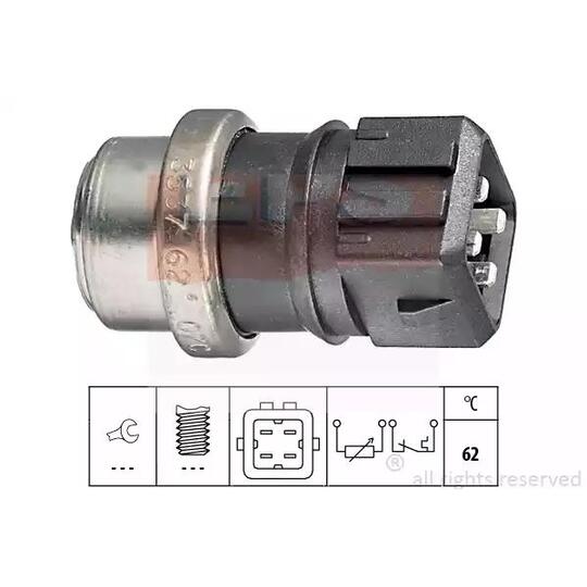 Eps 1.830.537 Sensor, coolant temperature to suit VW, Seat