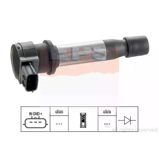 Delco Remy Ignition coil to suit Fiat, Hitachi, Lancia