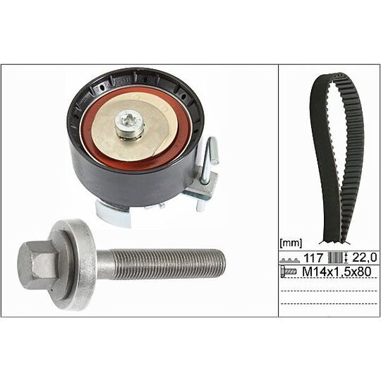 Hepu Timing Belt Kit to suit Ford, Volvo