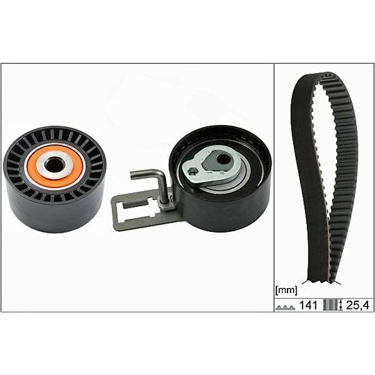 Hepu Timing Belt Kit to suit Mitsubishi, Ford, Mazda