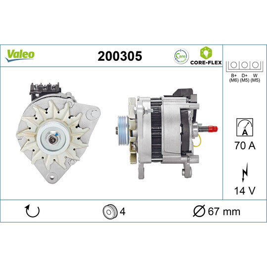 Valeo Alternator to suit Ford