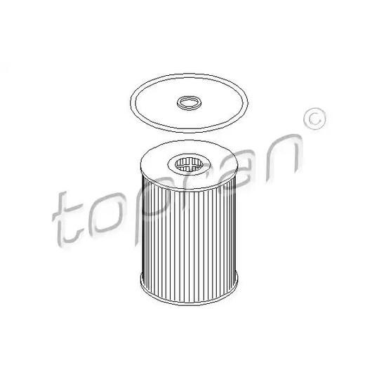 Topran Oil filter to suit Chevrolet, Opel, Vauxhall