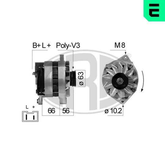 Era Alternator to suit Renault, Volvo