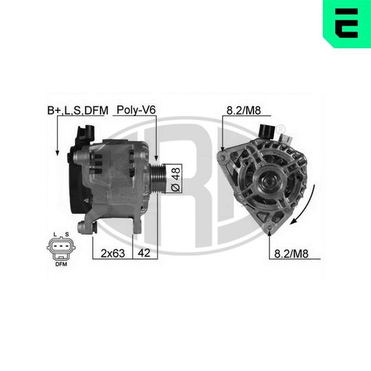 Era Alternator to suit Ford