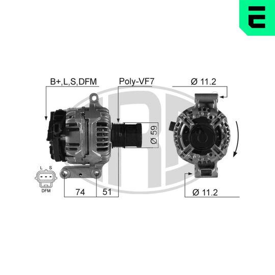 Era Alternator to suit Ford