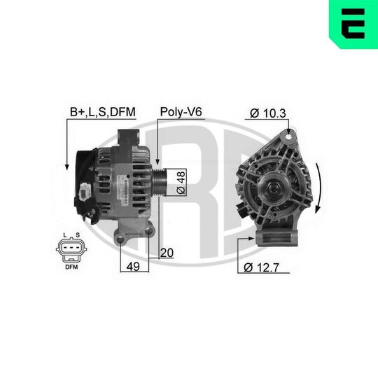 Era Alternator to suit Ford