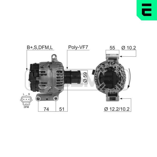Era Alternator to suit Ford