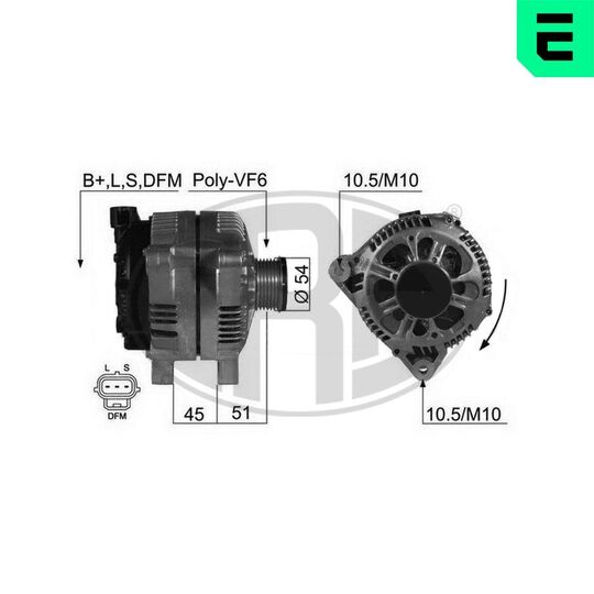 Era Alternator to suit Ford, Mazda