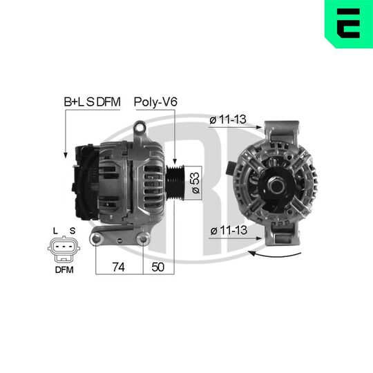 Era Alternator to suit Ford