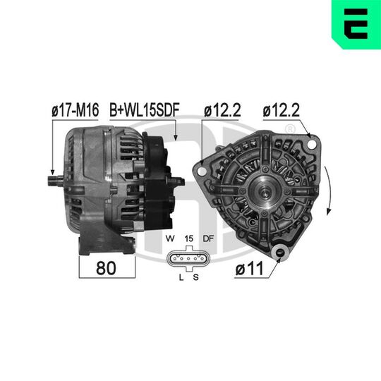Era Alternator to suit Mercedes-Benz, Daf