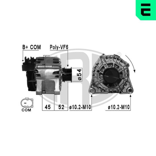 Era Alternator to suit Ford