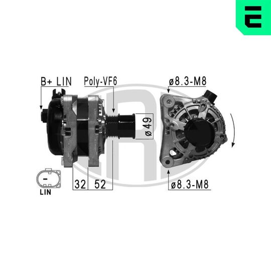 Era Alternator to suit Ford