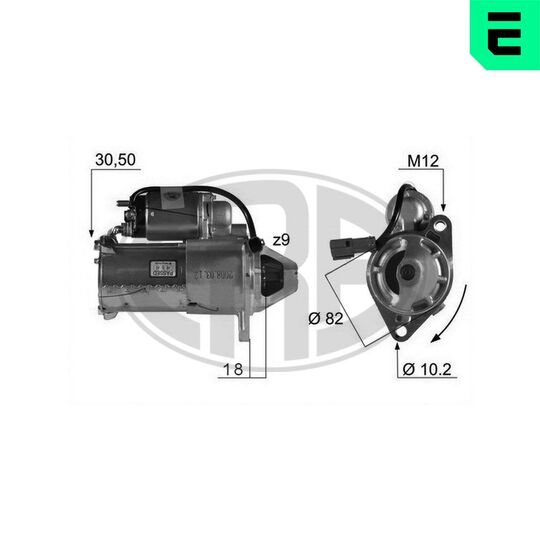 Era Starter to suit Opel