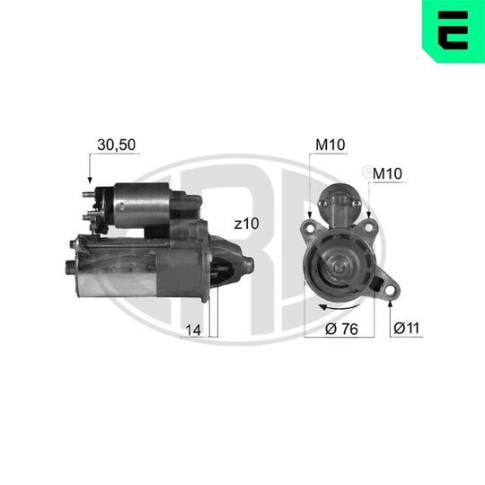 Era Starter to suit Ford, Mazda, VW