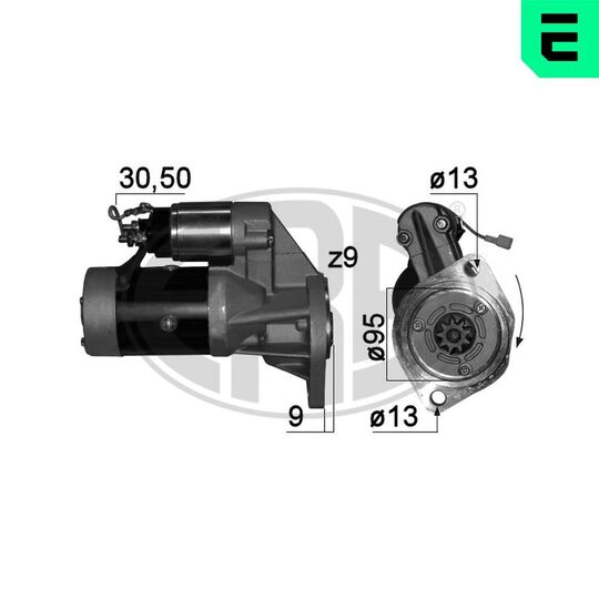 Era Starter to suit Hitachi, Opel, Isuzu