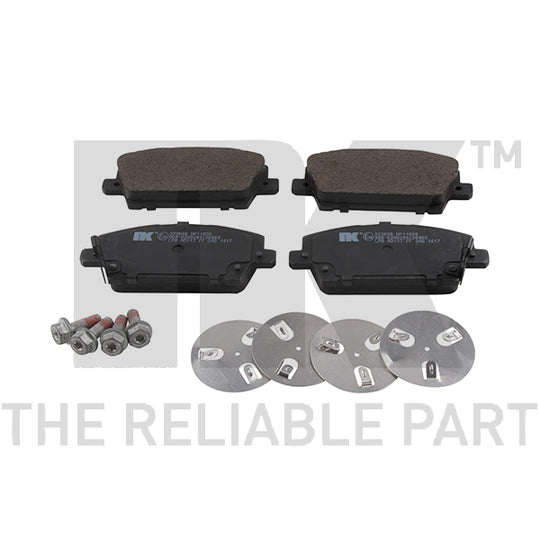 Nk Brake Pad Set, disc brake to suit Honda