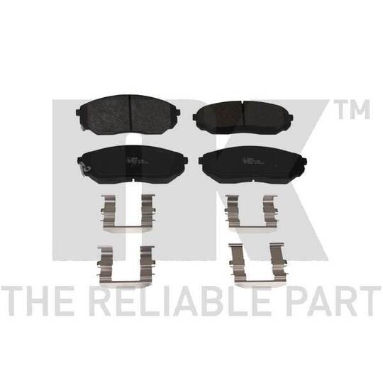 Nk Brake Pad Set, disc brake to suit Kia
