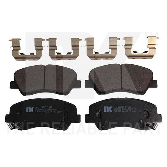 Nk Brake Pad Set, disc brake to suit Hyundai, Kia
