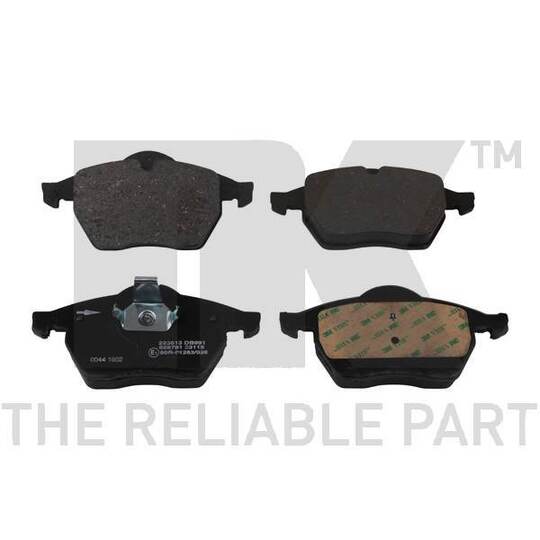 Nk Brake Pad Set, disc brake to suit Hyundai, Chevrolet, Opel