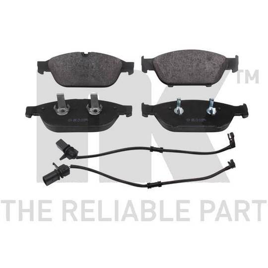 Nk Brake Pad Set, disc brake to suit Audi