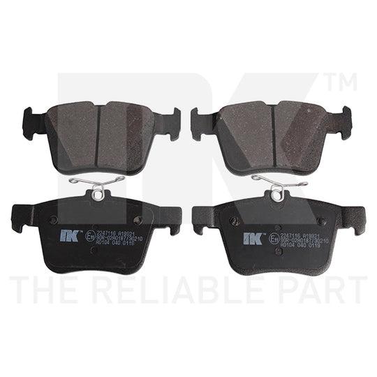 Nk Brake Pad Set, disc brake to suit Audi, VW, Cupra