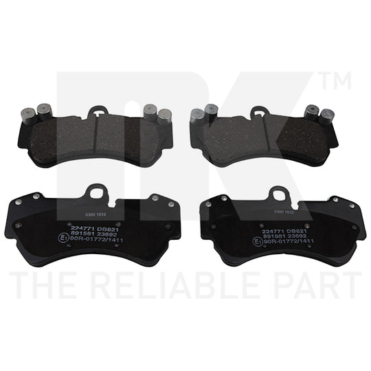 Nk Brake Pad Set, disc brake to suit VW, Porsche