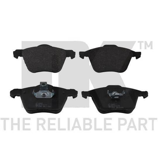 Nk Brake Pad Set, disc brake to suit Ford, Mazda, Volvo