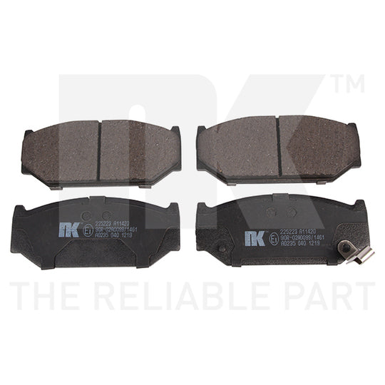 Nk Brake Pad Set, disc brake to suit Suzuki
