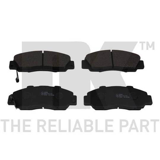 Nk Brake Pad Set, disc brake to suit Honda, Acura, Rover