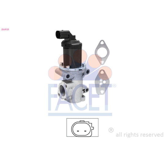 Facet EGR Valve to suit Fiat, Hitachi, Suzuki