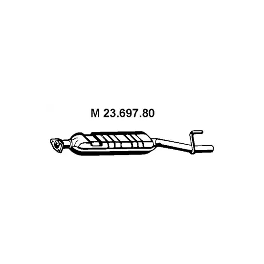 Eberspächer Middle Silencer to suit Mercedes-Benz