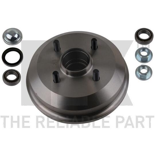 Nk Brake Drum to suit Ford, Mazda