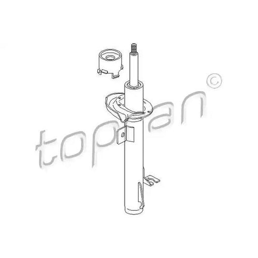 Topran Shock Absorber to suit Ford