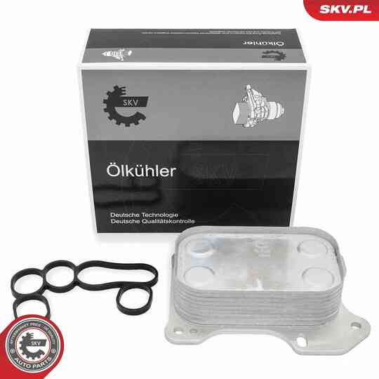 Esen Skv Oil Cooler, engine oil to suit Fiat, Opel, Vauxhall