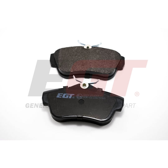 Egt Brake Pad Set, disc brake to suit Toyota, Peugeot, Citroën