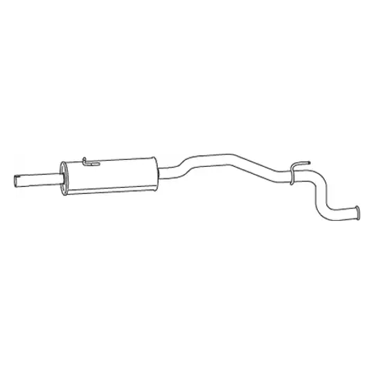 Dinex End Silencer to suit Ford