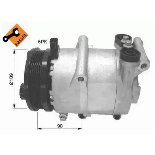 Nrf Compressor, air conditioning to suit Ford, Volvo