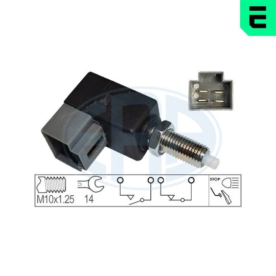 Era 330043 Brake Light Switch to suit Hyundai