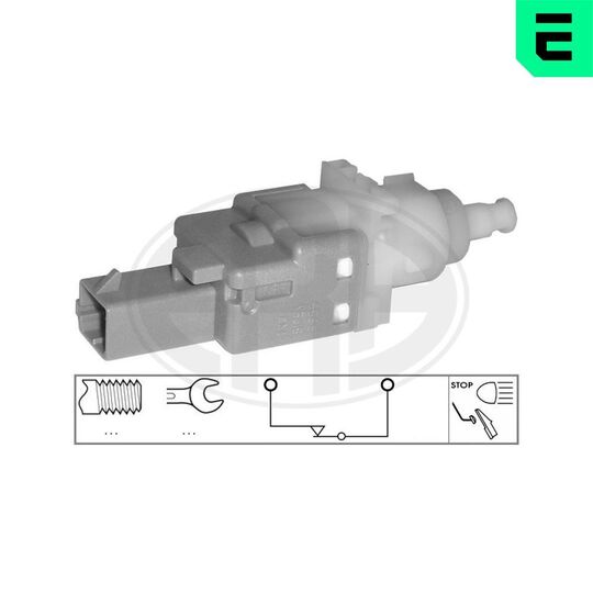 Era 330514 Brake Light Switch to suit Fiat