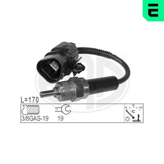 Era 330574 Sensor, coolant temperature to suit Hyundai