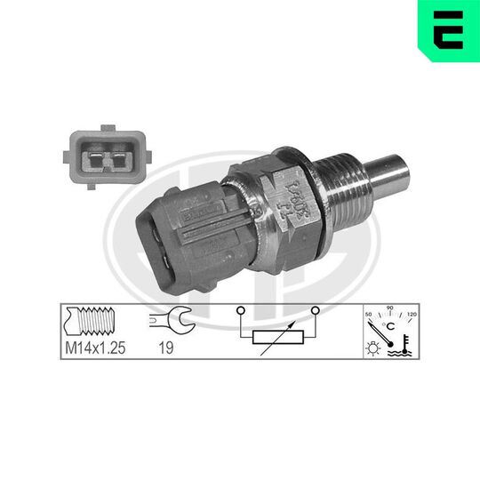 Era 330709 Sensor, coolant temperature to suit Peugeot, Citroën, Citroën/Peugeot
