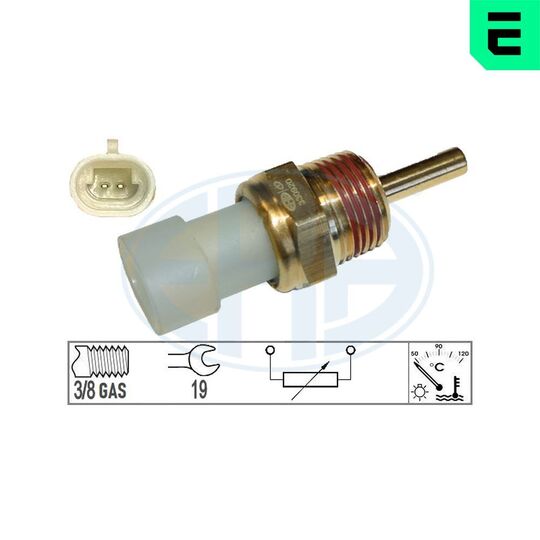 Era 330920 Sensor, coolant temperature to suit Opel