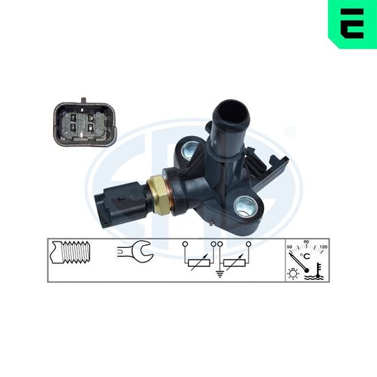 Era 330929 Sensor, coolant temperature to suit Fiat